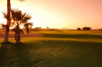 Bilder für Golfreise nach Ägypten- Golf Bilder-Cascades Golf Club-Sonnenuntergang