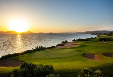 Golfreise nach Costa Navarino- Paphos-mit Informationen und Beschreibungen der Golfplätze-Sonnenuntergang