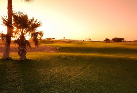 Bilder für Golfreise nach Ägypten- Golf Bilder-Cascades Golf Club-Sonnenuntergang