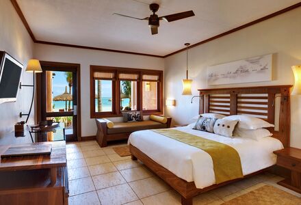 Das Deluxe Zimmer-Heritage Awali Golf & Spa Resort - All Inclusive-Golfurlaub in Mauritius