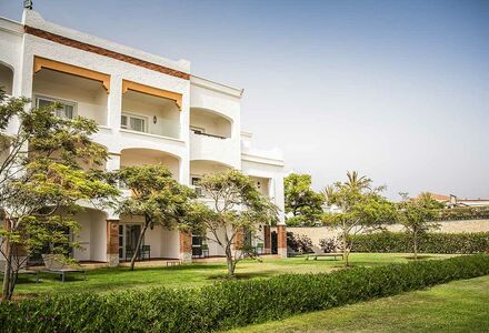 Maximum Golfreise Webseite mit Robinson Club Agadir und Hotel mit Haupthaus