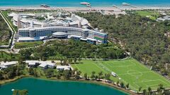 Sportanlagen-Fussballplatz von Cornelia Diamond Resort in Belek-Maximum Golfreisen