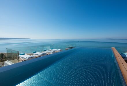 Iberostar Playa de Palma in Mallorca-Spanien Golfurlaub-Pool-Meerblick-Maximum-Golfreisen