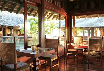 Das Restaurant von Heritage Awali Golf & Spa Resort - All Inclusive-Golfurlaub in Mauritius