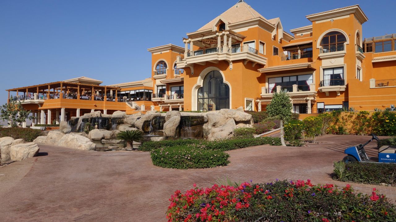 The Cascades Hotel in Soma Bay-Hotelansicht-Golfurlaub und Golfreise Angebote