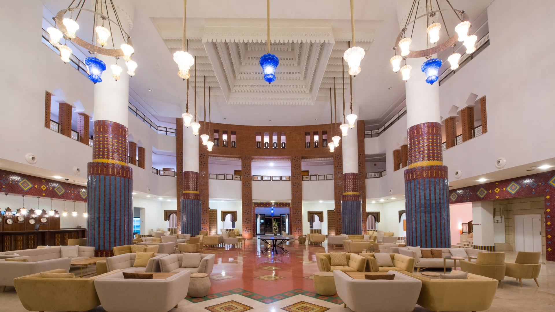 Maximum Golfreisen, Marokko/Agadir, Iberostar Founty Beach-reception und Lobby