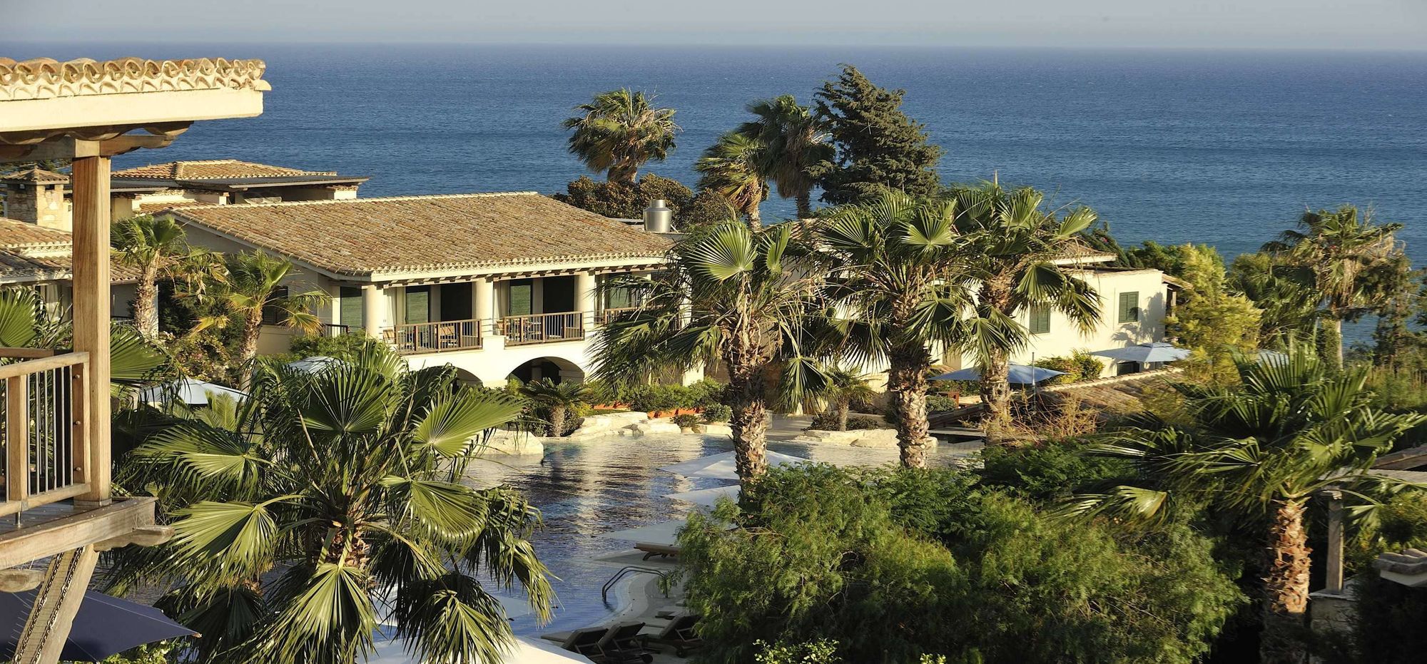 Golfreise Bilder für Zypern-Golf Hotel Columbia Resort-Haus und das Meer